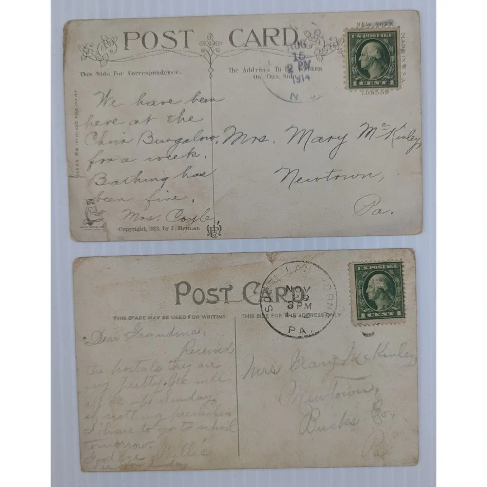 Antique Postcard Picture Card Ephemera Assorted Lot of 7